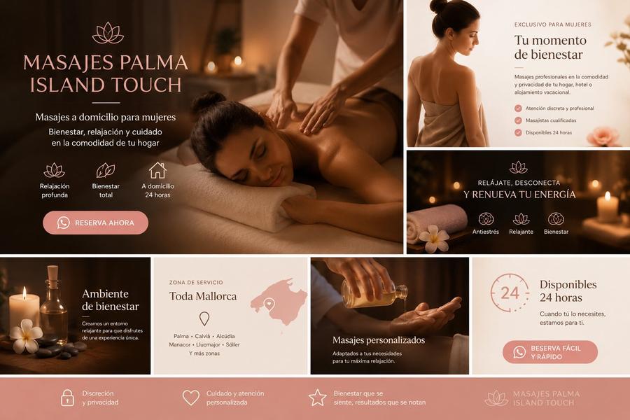 Deep tissue massage Mallorca mobile therapist