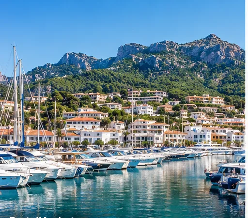 Port d'Andratx harbour and village, Mallorca