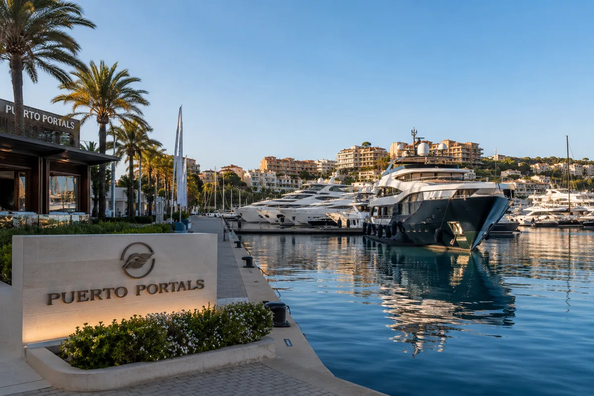Puerto Portals luxury marina, Mallorca